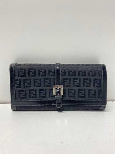 AUTHENTIC Fendi Zucchino Long Wallet