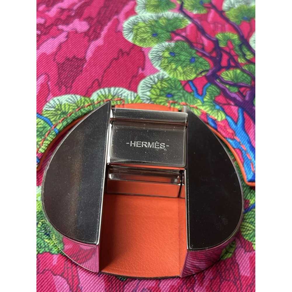 Hermès 2002 leather crossbody bag - image 5