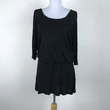 Joie Soft Joie Black Blouse Size S Short Sleeve V… - image 1