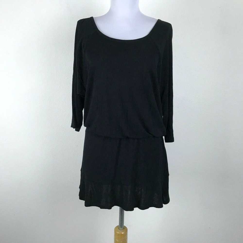 Joie Soft Joie Black Blouse Size S Short Sleeve V… - image 2