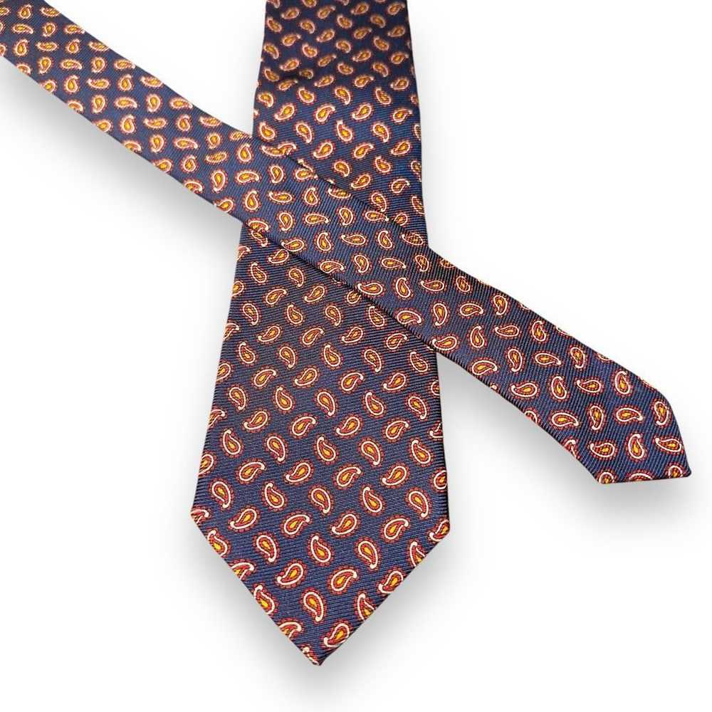 Etro Etro Milano Red & Navy Blue Paisley Made in … - image 1