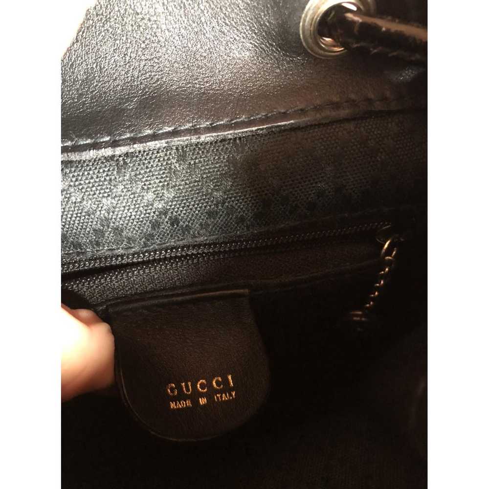 Gucci Bamboo patent leather backpack - image 6