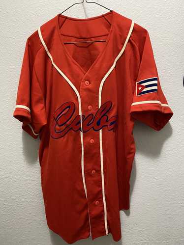 MLB Cuba baseball jersey L