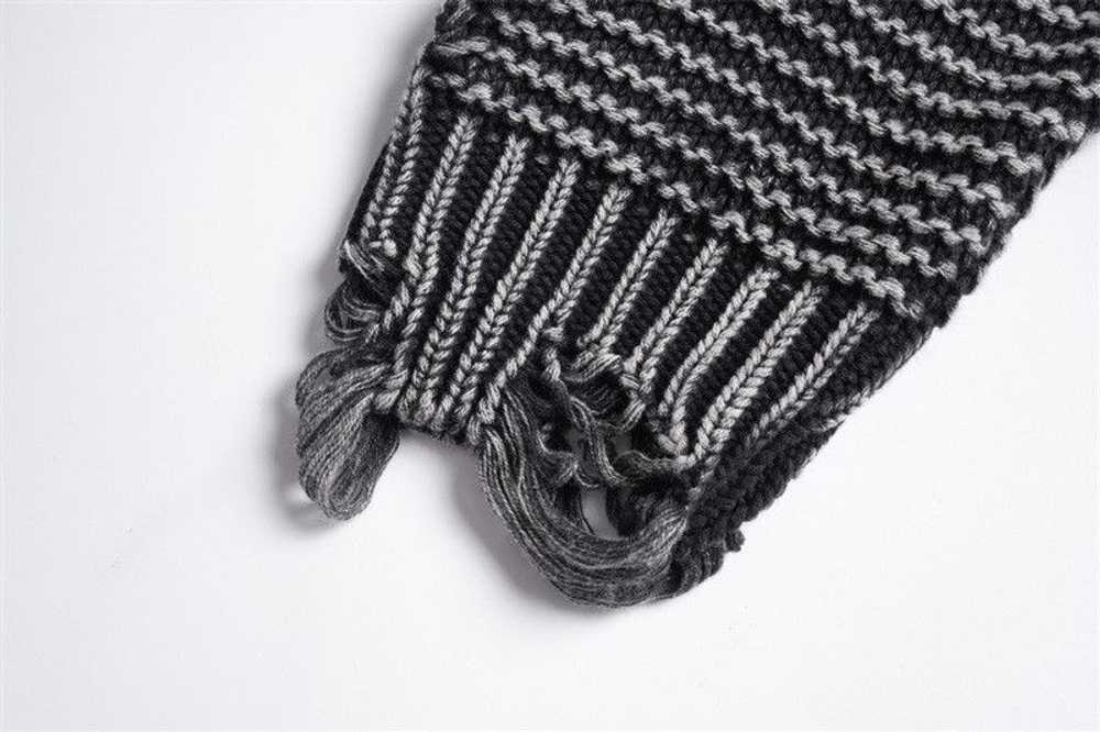 Coloured Cable Knit Sweater × Streetwear y2k Styl… - image 9