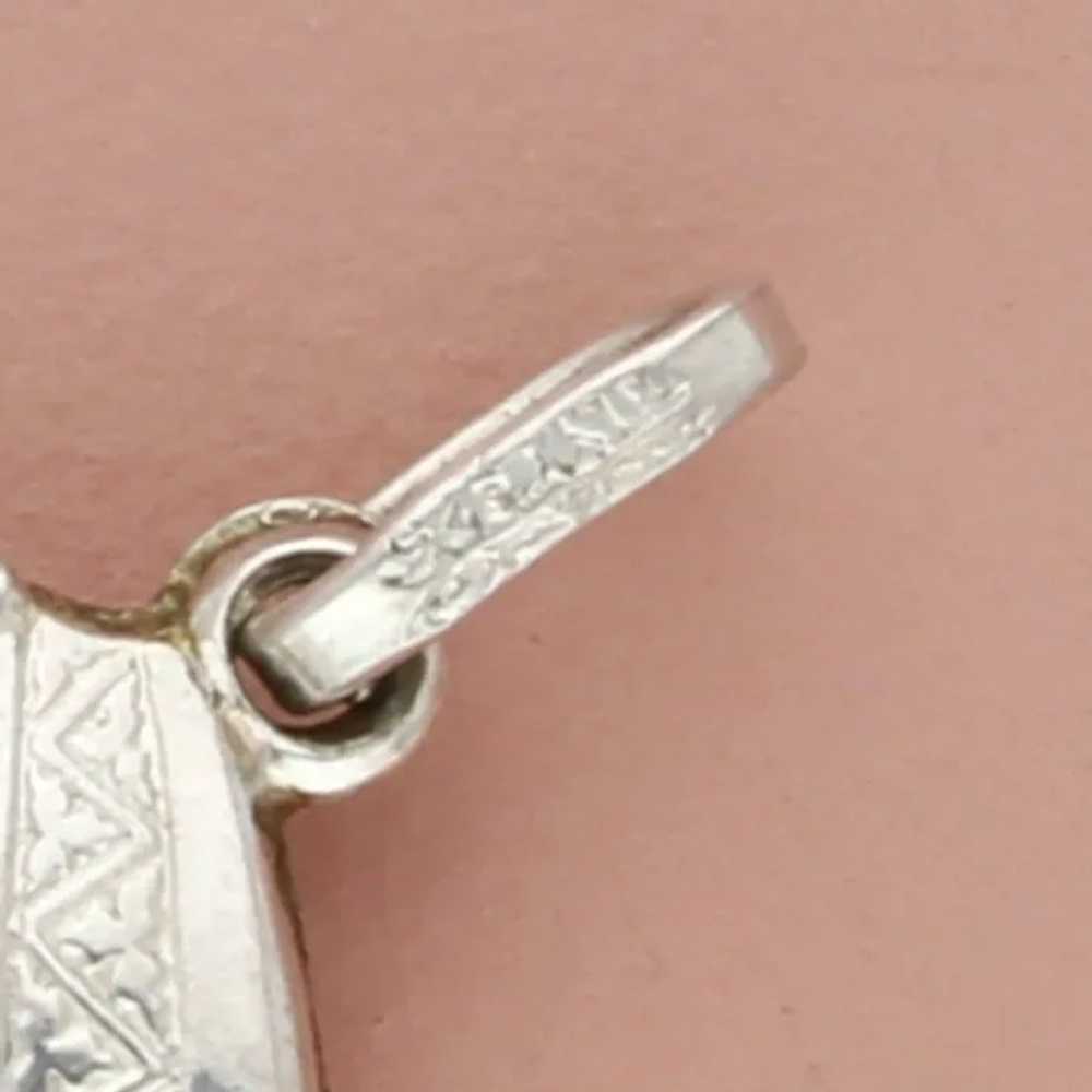 Sterling Silver Vintage Egyptian Goddess Nefertit… - image 3