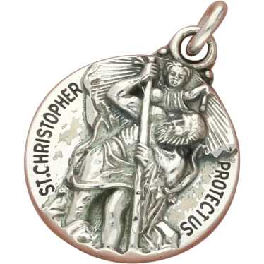 Creed Sterling Silver Vintage Saint Christopher Pr