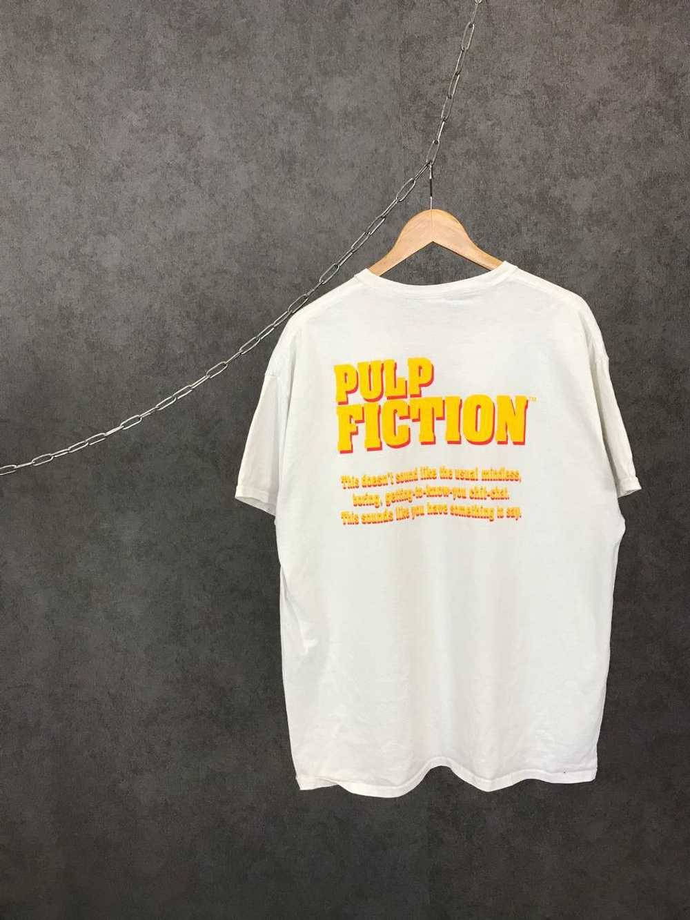 Cult × Movie Pulp Fiction cult movie overprinted … - image 5