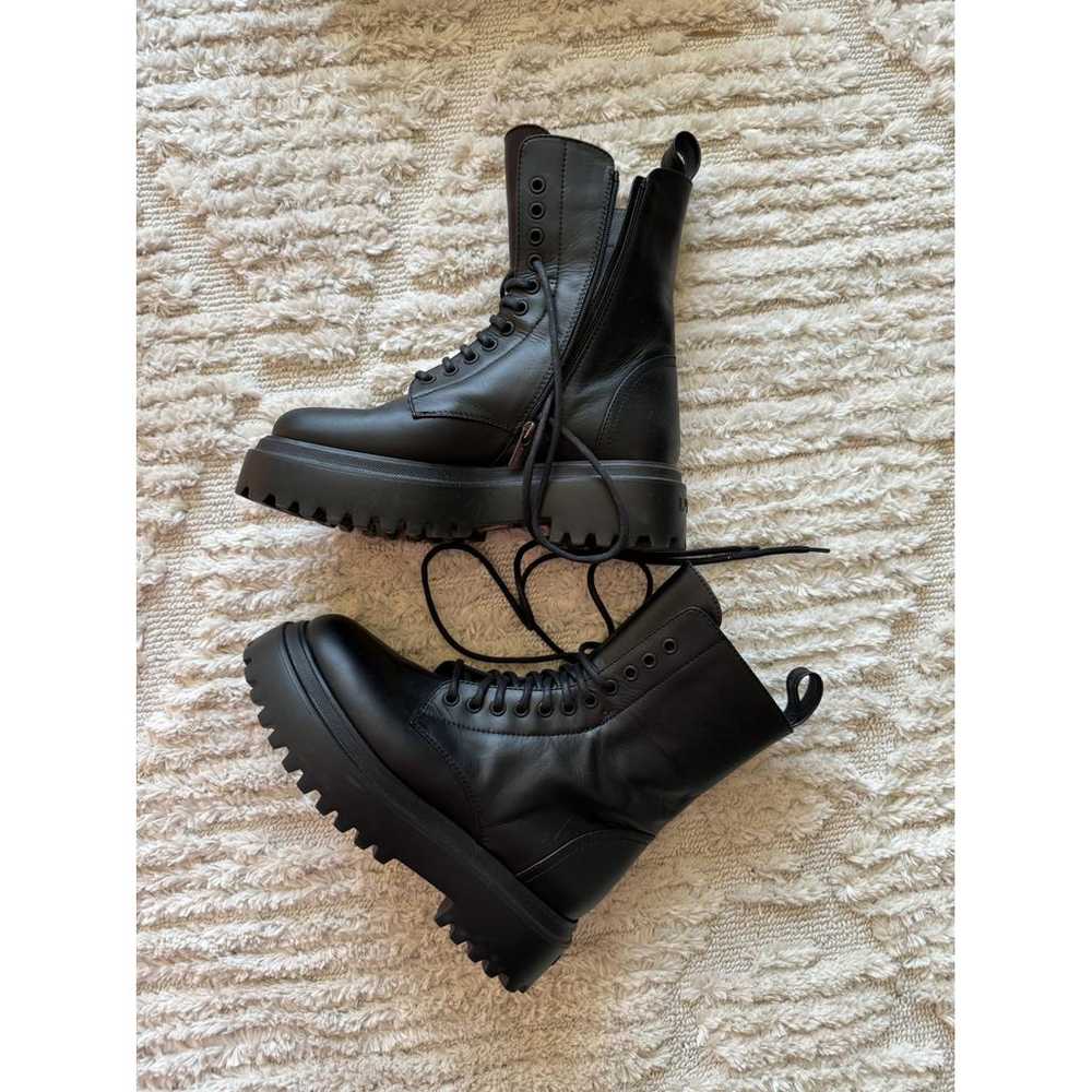 Le Silla Leather biker boots - image 3