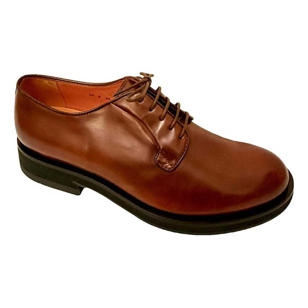 Santoni Leather lace ups - image 1