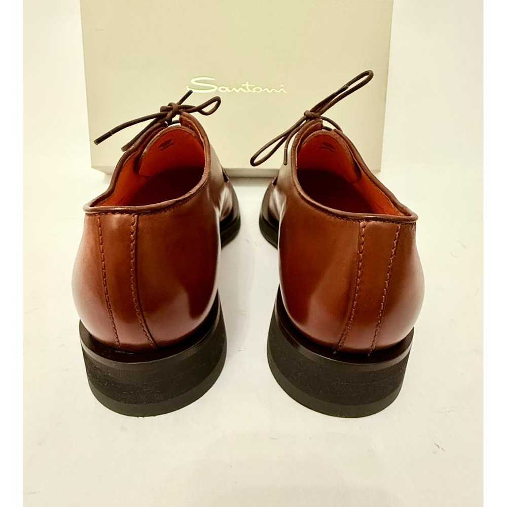 Santoni Leather lace ups - image 7