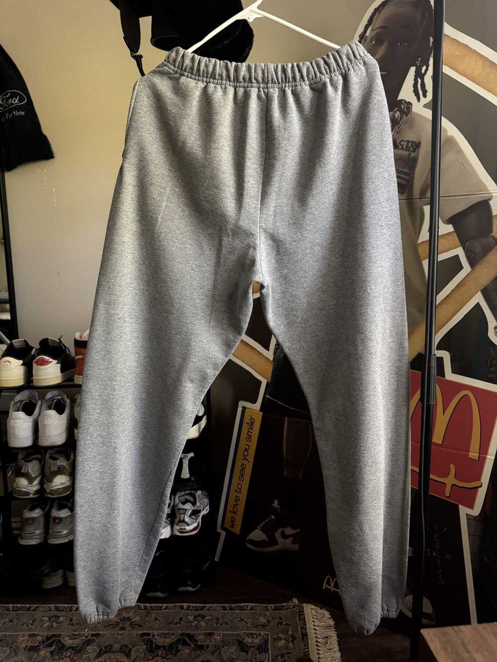 Collegiate Grey Sweatpant with Blue Lettering - image 2