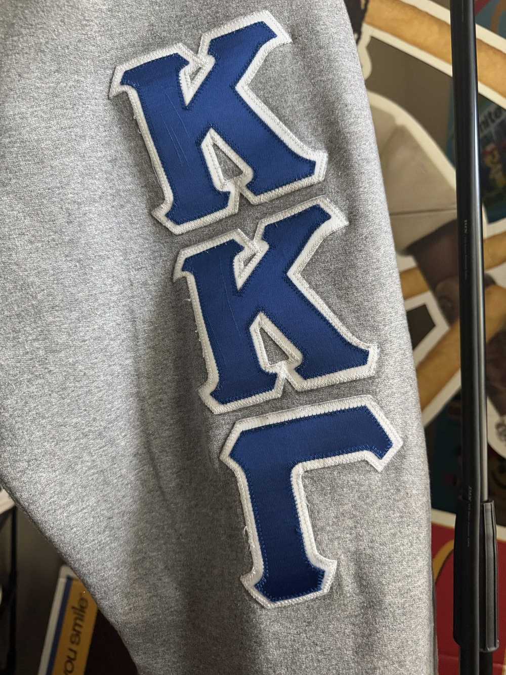 Collegiate Grey Sweatpant with Blue Lettering - image 3