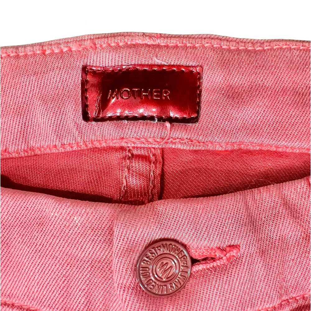 Mother Denim Mother High Waist Looker Crop Pink P… - image 12