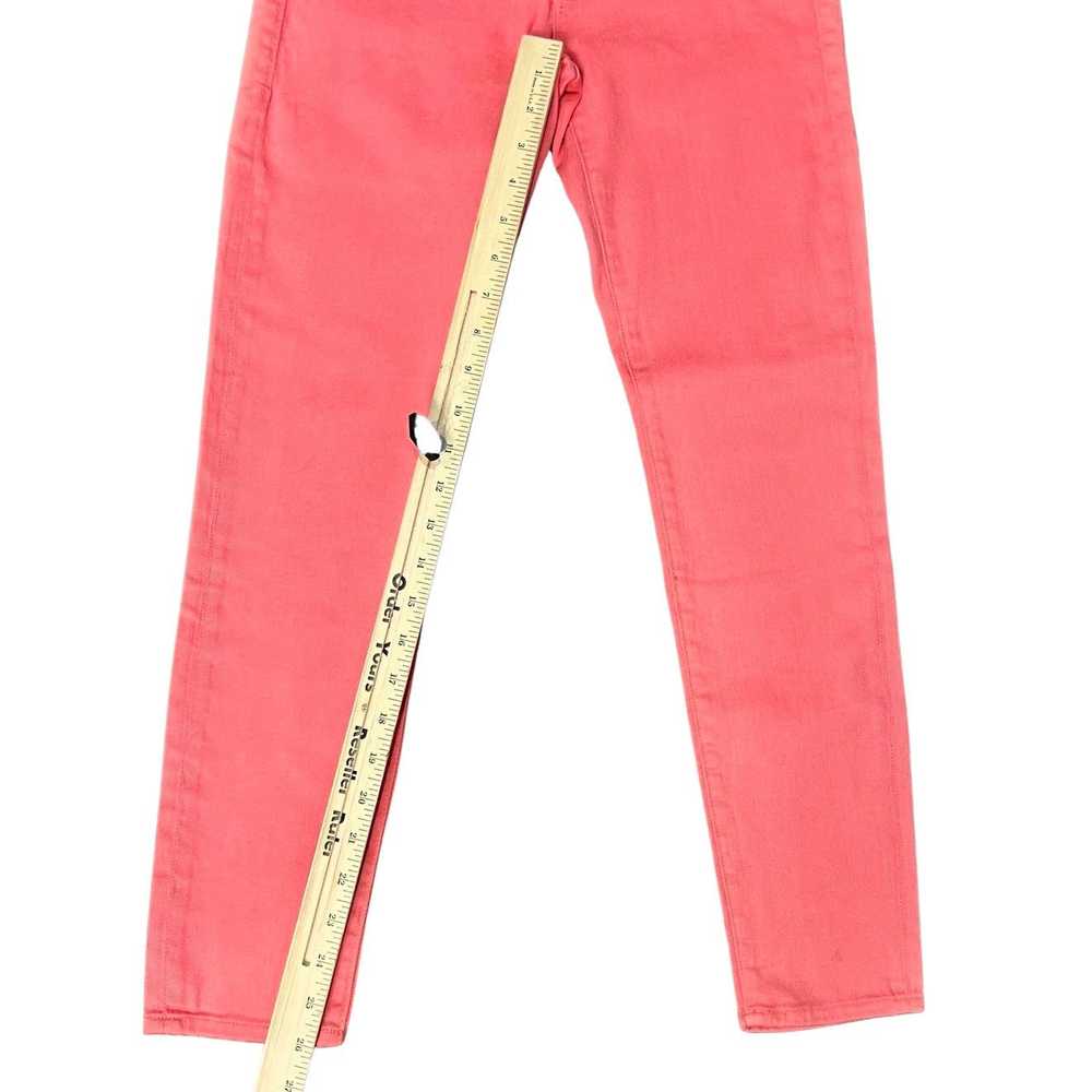 Mother Denim Mother High Waist Looker Crop Pink P… - image 3