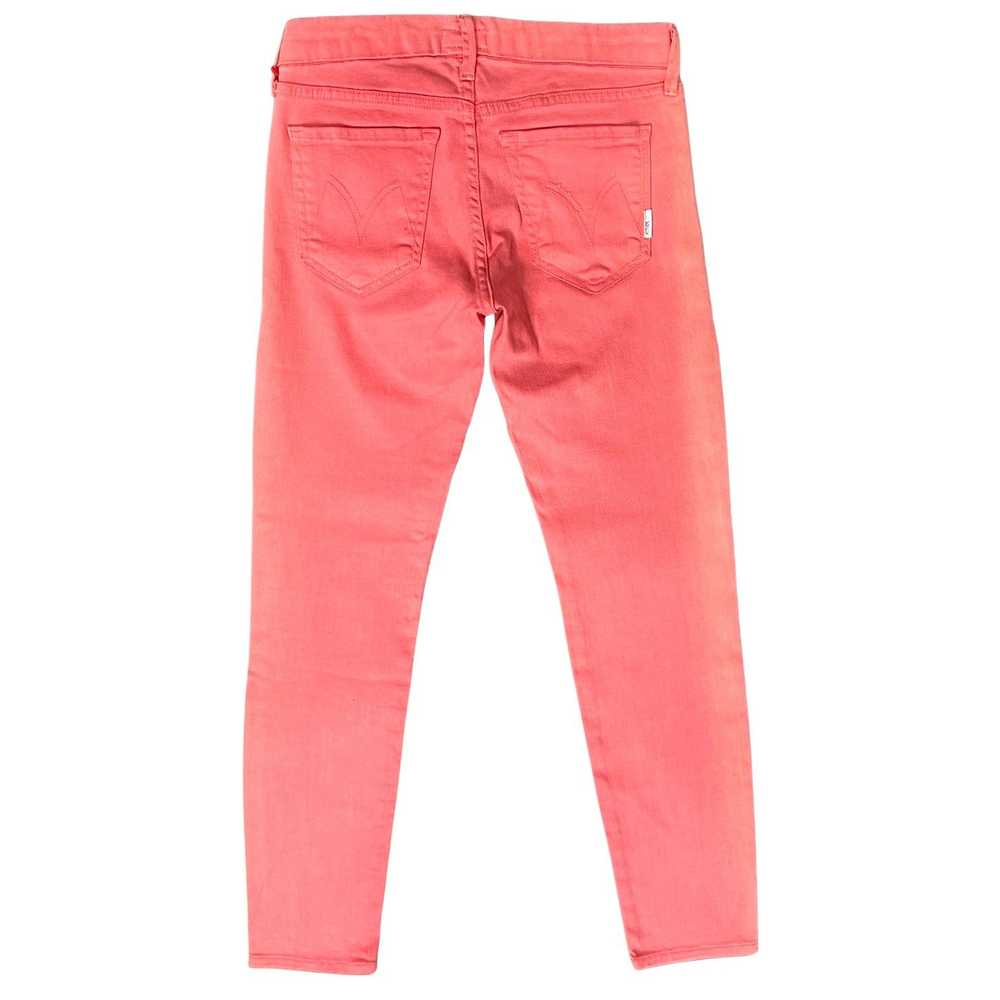 Mother Denim Mother High Waist Looker Crop Pink P… - image 6