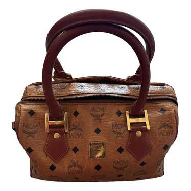 MCM Boston leather handbag