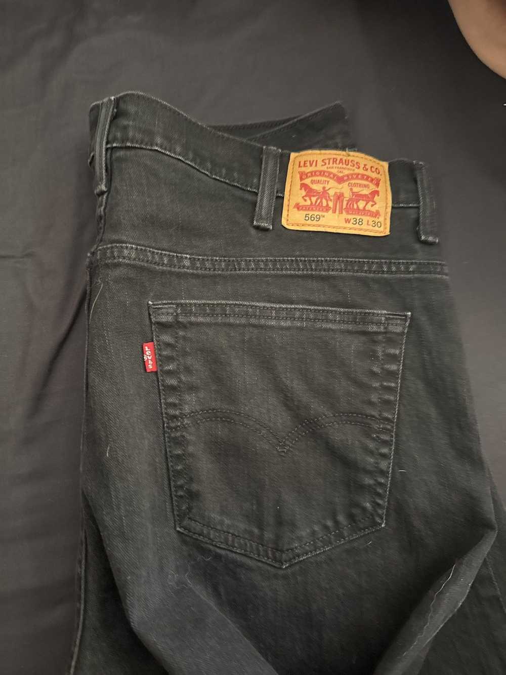 Levi's × Streetwear × Vintage Black denim 569 Lev… - image 2