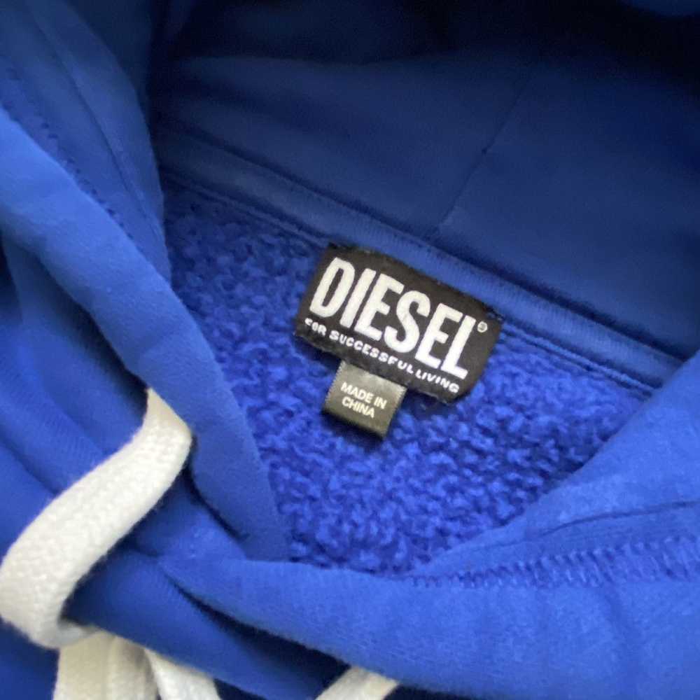 Diesel × Streetwear × Vintage Diesel Hoodie Sweat… - image 5