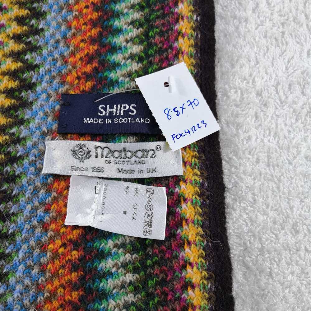 Ships × Vintage Vintage Y2K Ships Scarf Muffler K… - image 4