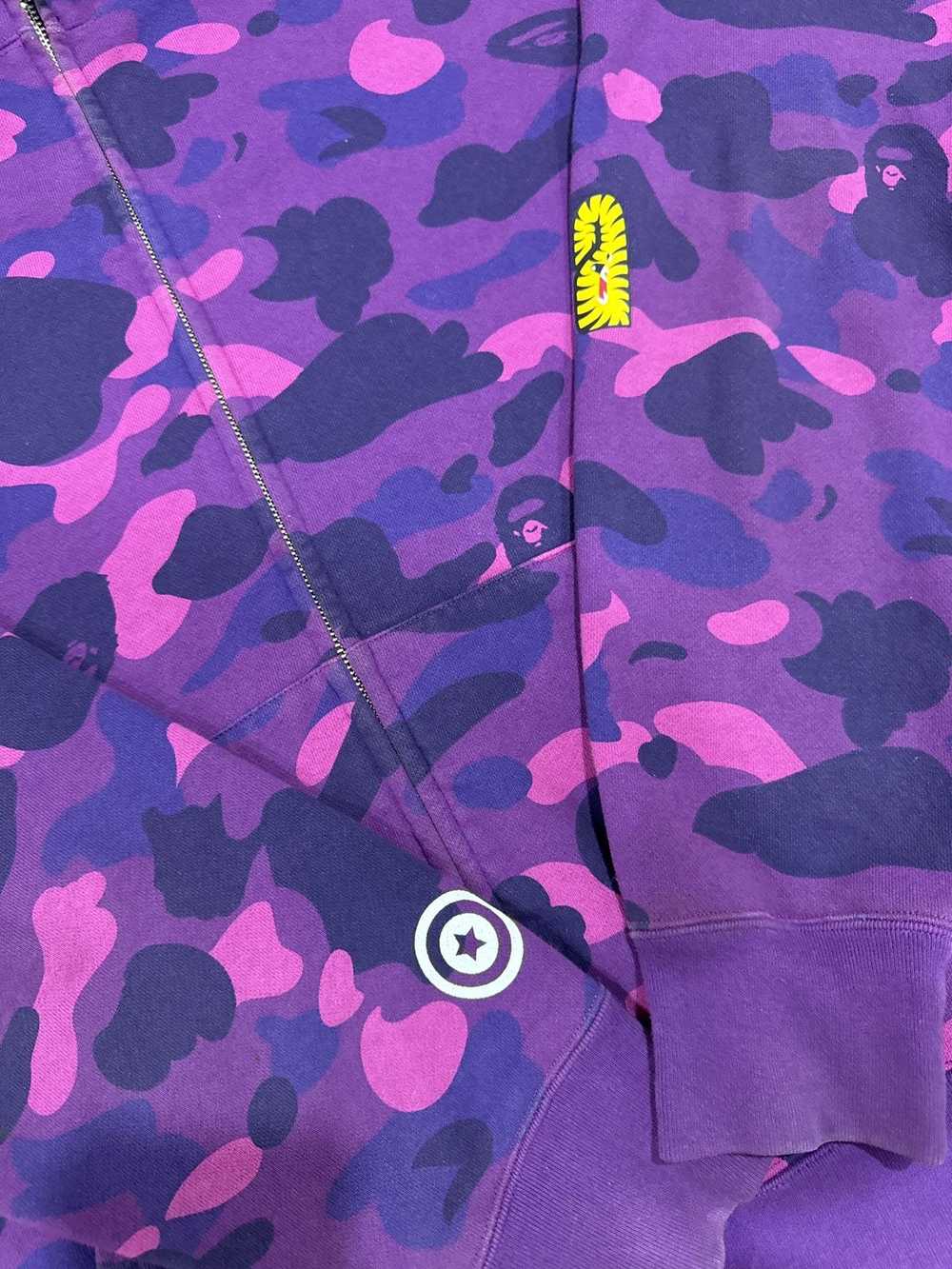 Bape Color Camo Tiger Full Zip Hoodie - image 4