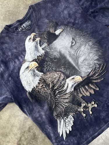 Vintage Nature Bald Eagle Dyed Tee Sz. XXL