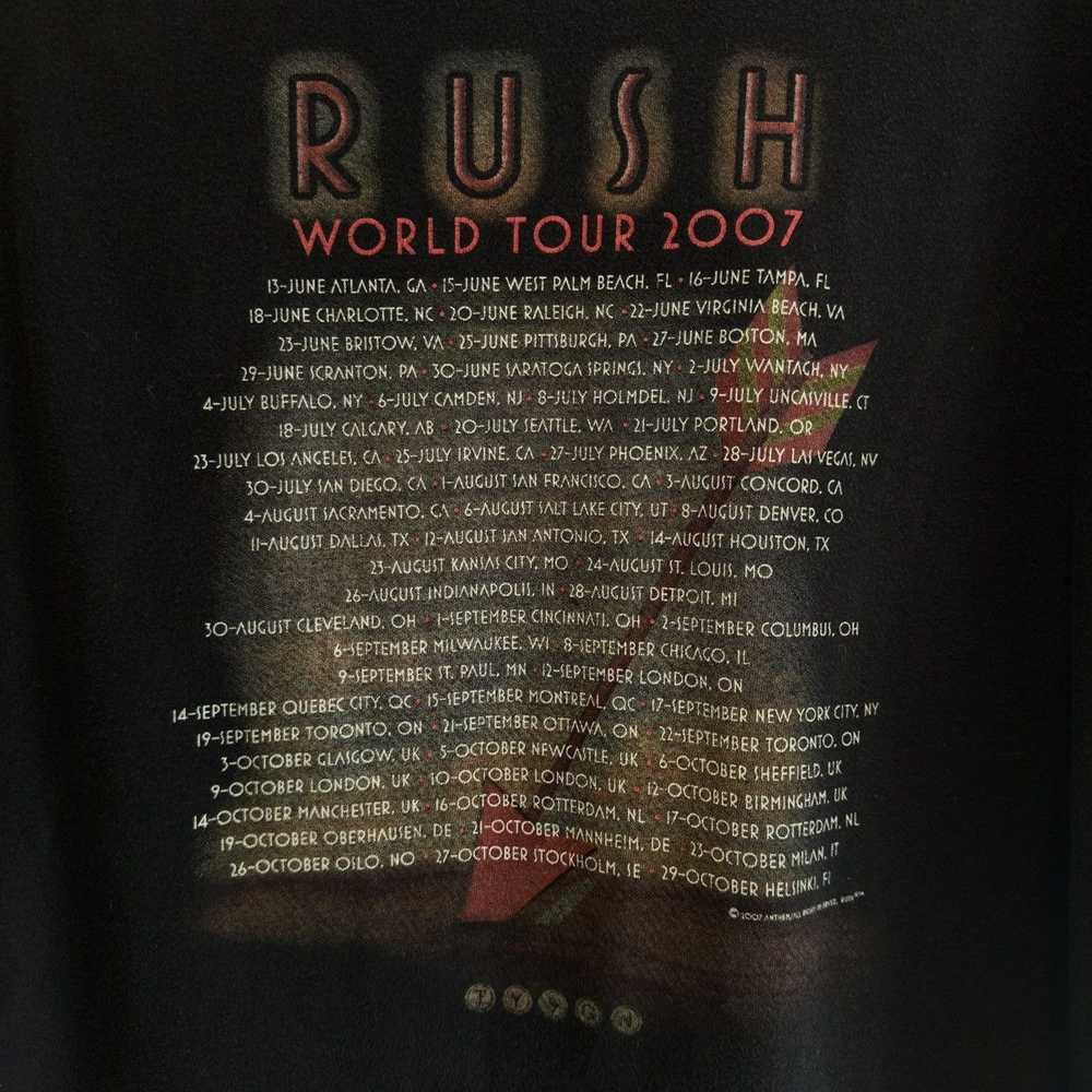 Band Tees × Rare × Vintage 2007 Rush “Snakes and … - image 8