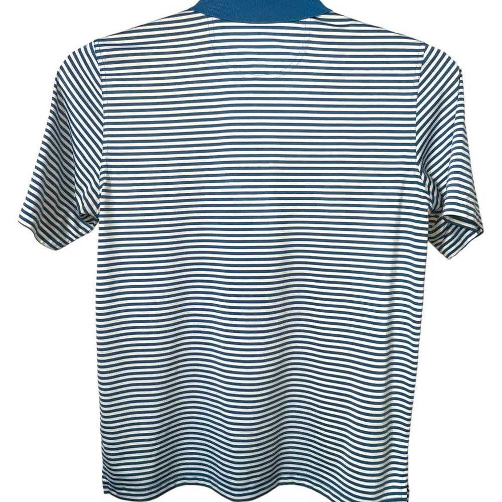 Greg Norman Blue Striped Greg Norman Polo Shirt -… - image 2