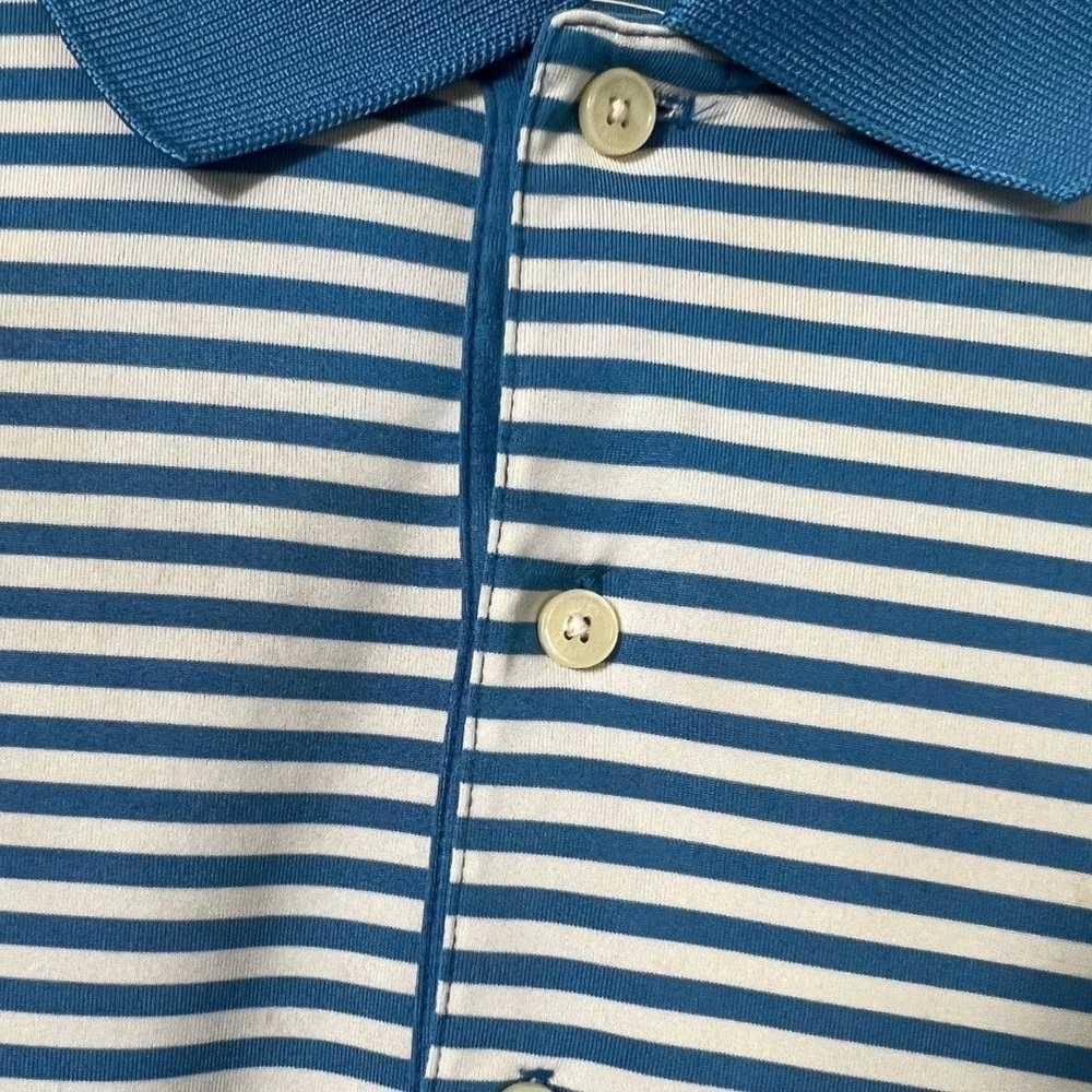 Greg Norman Blue Striped Greg Norman Polo Shirt -… - image 5