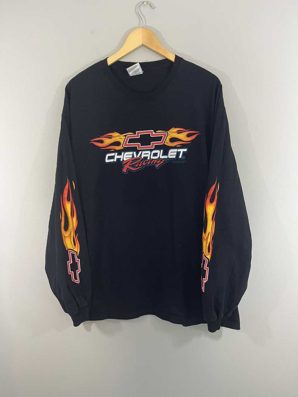 Racing × Vintage Chevrolet Racing Flame Graphic L… - image 1