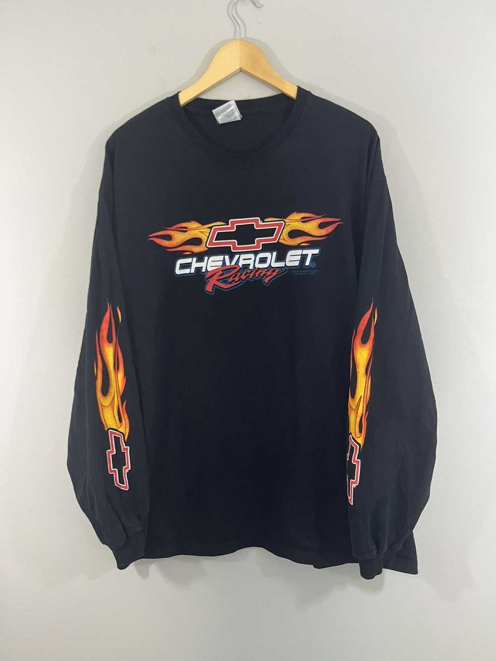 Racing × Vintage Chevrolet Racing Flame Graphic L… - image 2