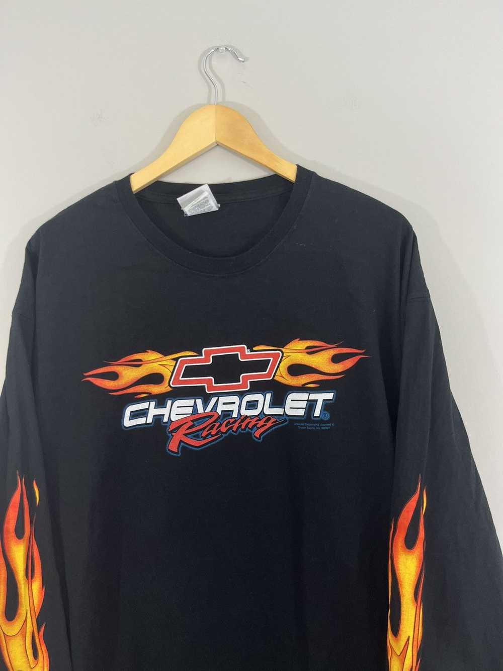 Racing × Vintage Chevrolet Racing Flame Graphic L… - image 3