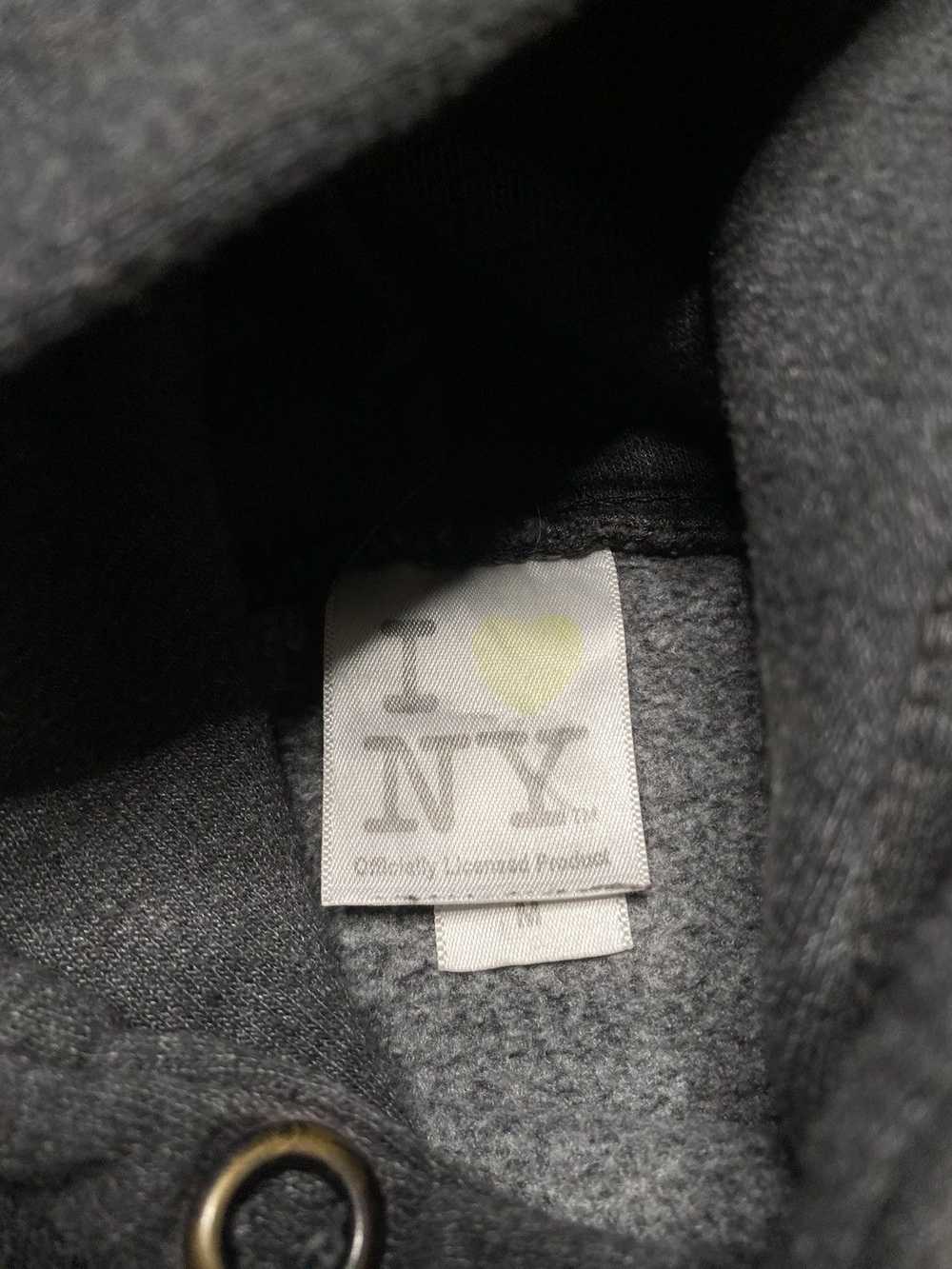 I Love Ny × Streetwear × Vintage Vintage Grey Hoo… - image 4