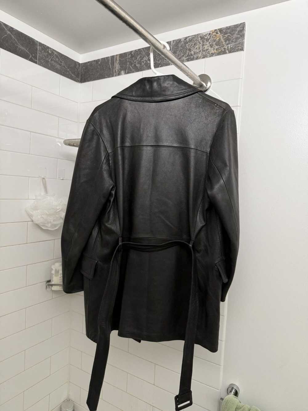 Leather Jacket × Vintage Leather Jacket Coat size… - image 3