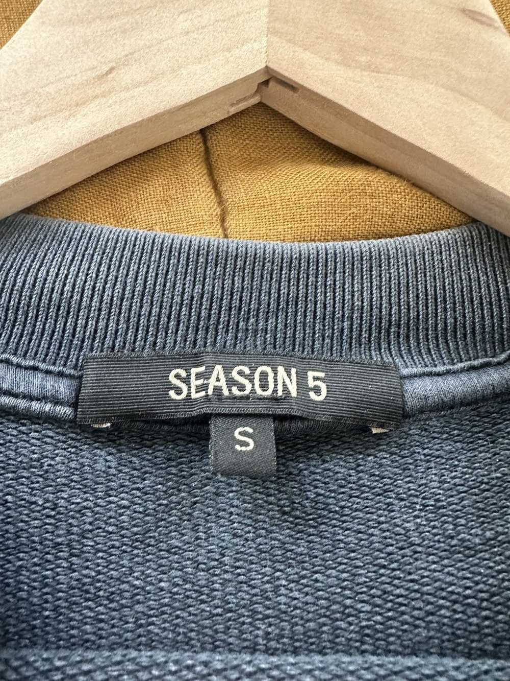 Adidas × Yeezy Season Washed Black Season 5 Crew - image 2