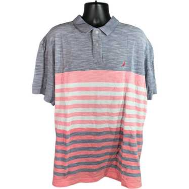 Nautica Nautica Striped Short Sleeve Polo