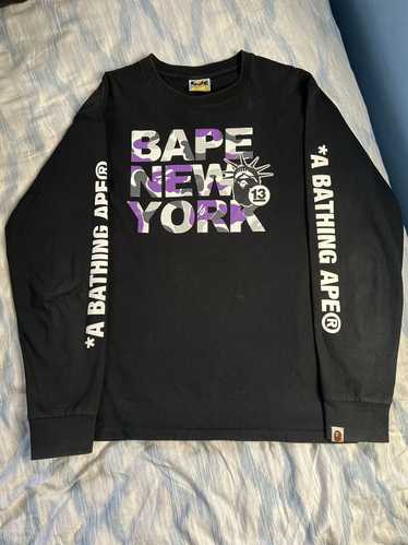 Bape Bape New York 13th Anniversary L/S Tee