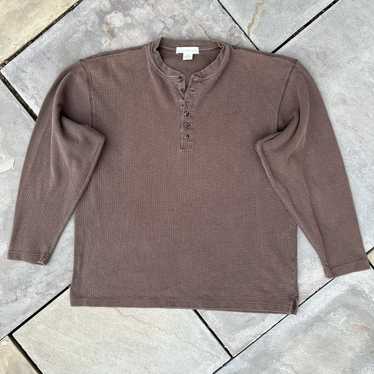 Banana Republic × Vintage Vintage 90s Brown Therma