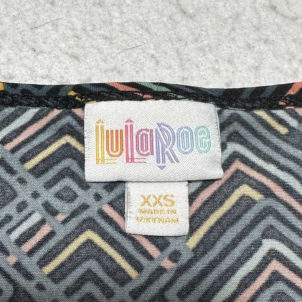 Other LuLaRoe Irma XXS Crewneck T Shirt Blue Pull… - image 3