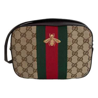 Gucci Webby Bee cloth crossbody bag