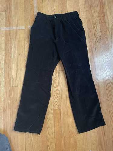 Noah Black Corduroy Trousers