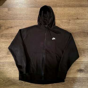 Nike Classic Black Nike Zip Up Hoodie - image 1