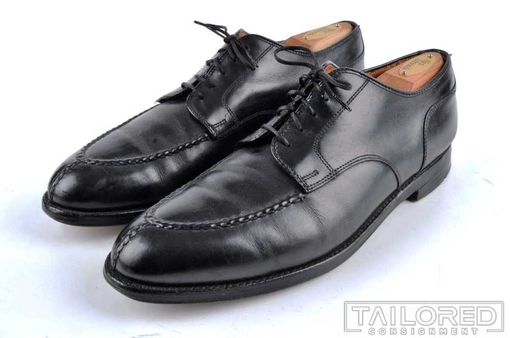 ALDEN Black Leather Norwegian Split Toe Blucher D… - image 5