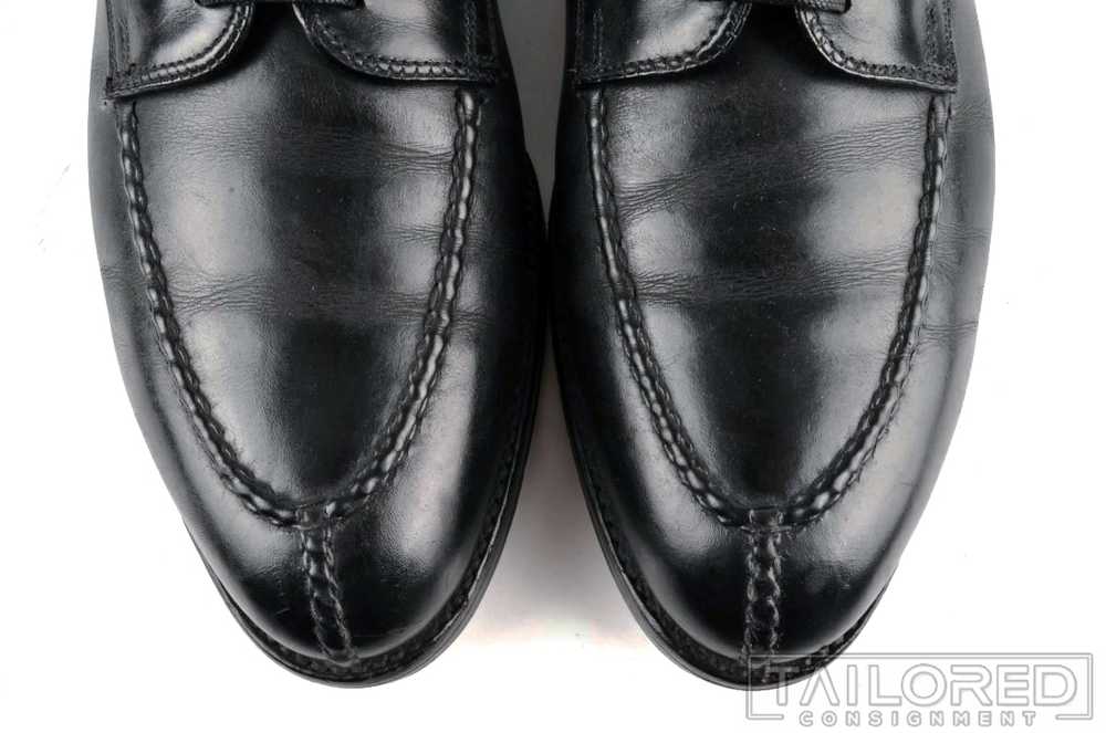 ALDEN Black Leather Norwegian Split Toe Blucher D… - image 7