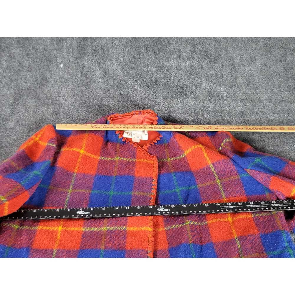 Vintage Vintage Diane Dickinson Plaid Wool Jacket… - image 7