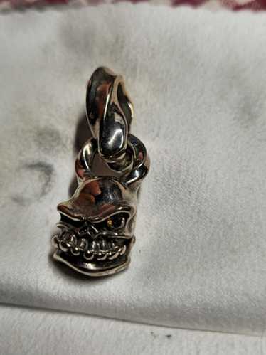 アクセサリー STARLINGEAR Mini Skeleton Pendant Starlingear Sterling Silver 925 Mini Skeleton Key Stone Eye
