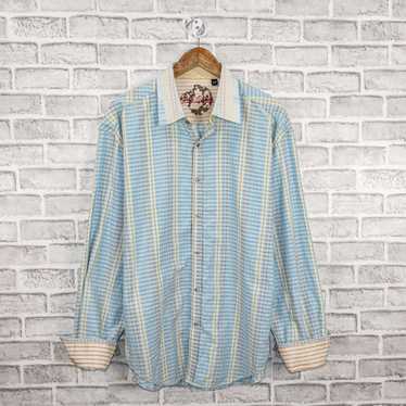 Robert Graham Robert Graham Button up Shirt Blue … - image 1