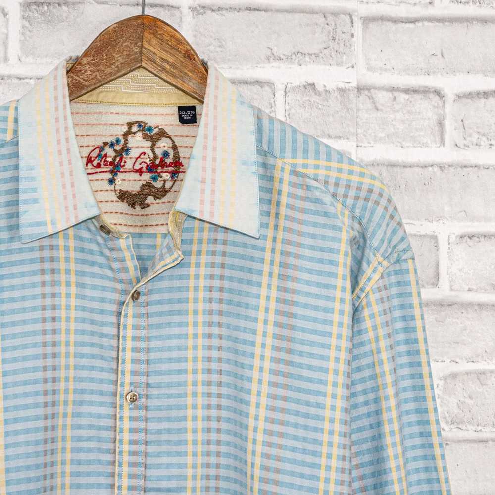 Robert Graham Robert Graham Button up Shirt Blue … - image 3