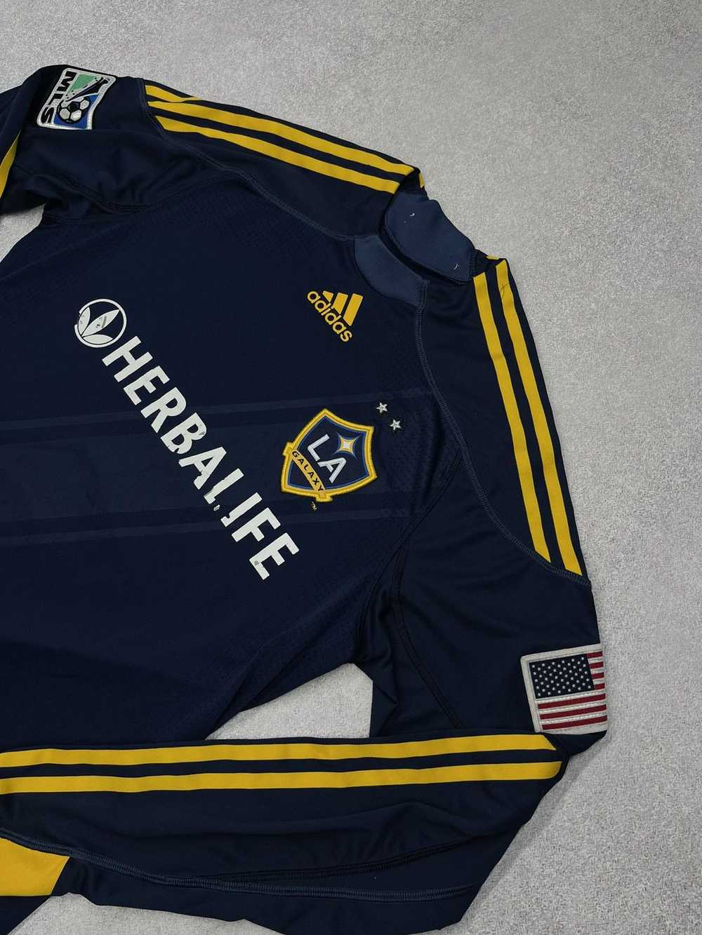 Adidas × La Galaxy × Soccer Jersey Vintage Adidas… - image 2