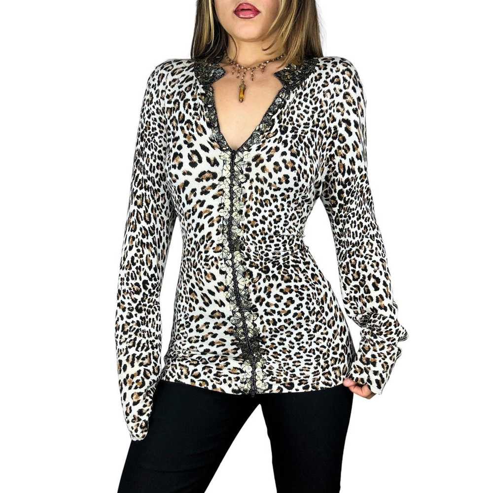 Alberto Makali Leopard Knit Double Zip (XL) - image 4