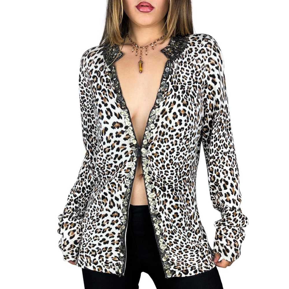 Alberto Makali Leopard Knit Double Zip (XL) - image 5